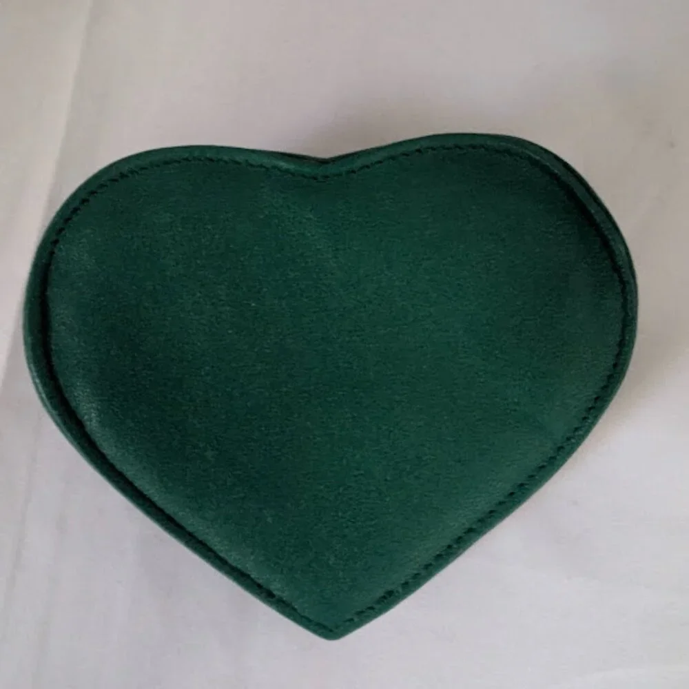 Dior Green Heart Coin Case